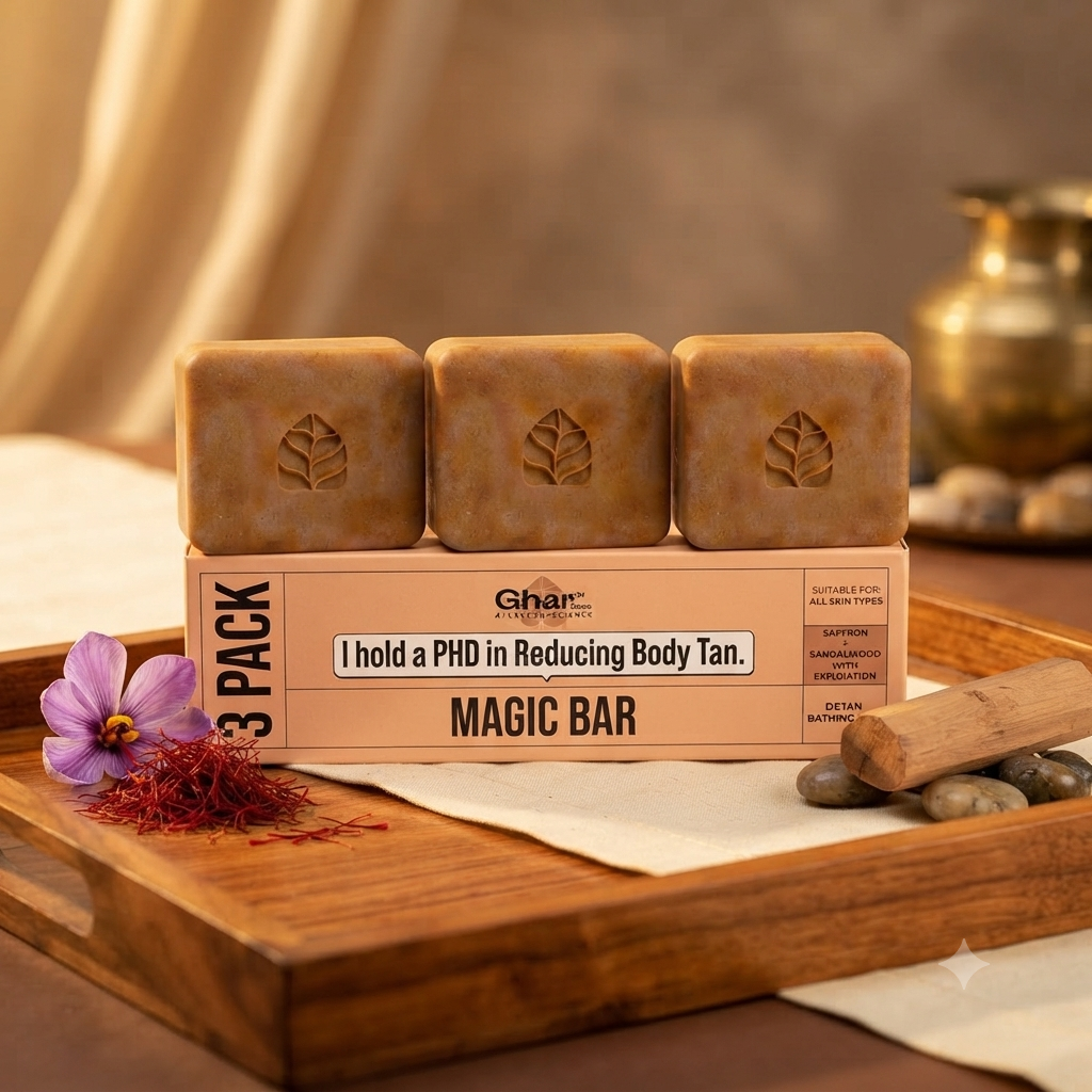 Organic Glow & Refresh Bath Soap – 300g (Pack of 3) | Deep Clean Dirt & Grime, Brightening Natural Formula
